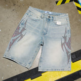 Men's Duaa Accomplished Tribal Stone Denim Shorts