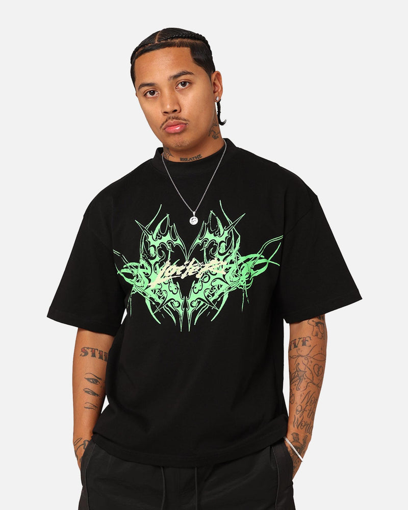 Loiter Lotus Oversized T-Shirt - Black