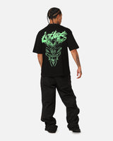 Loiter Lotus Oversized T-Shirt - Black