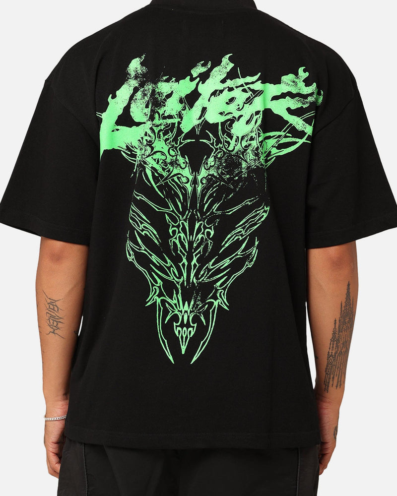 Loiter Lotus Oversized T-Shirt - Black