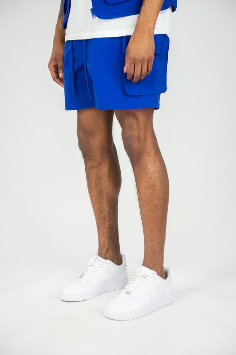 Rebel Mind Men's Travel Shorts - Royal