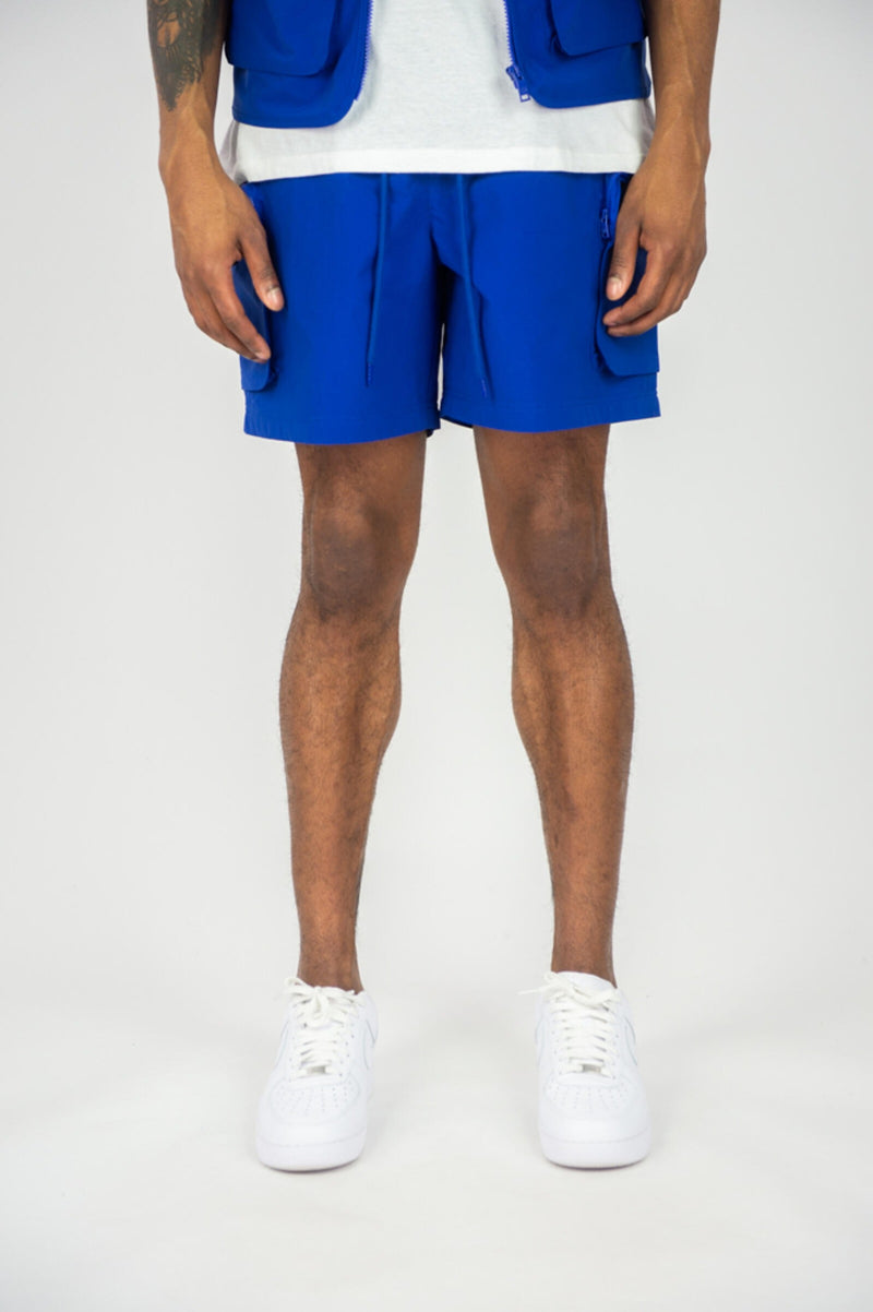 Rebel Mind Men's Travel Shorts - Royal