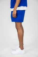 Rebel Mind Men's Travel Shorts - Royal