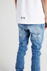 RTA CLAYTON SKINNY JEAN | RIPPED MEDIUM BLUE