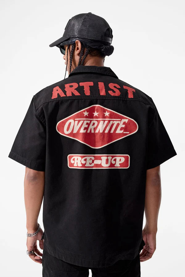 Jordan Craig The Re-Up Mechanic Shirt - Black