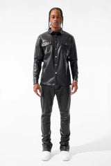 Jordan Craig Thriller Button Up (Black)