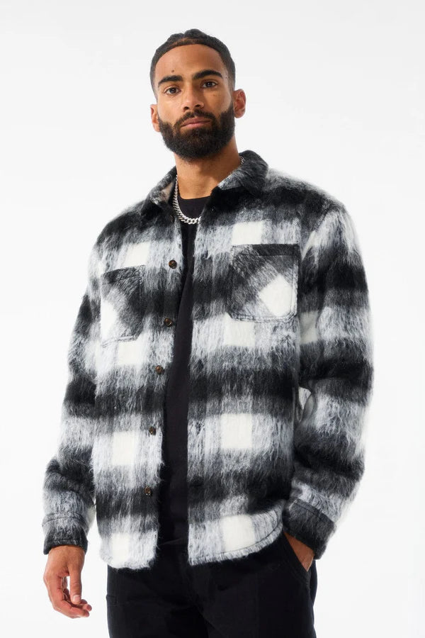 Jordan Craig See You In Paradise Flannel Shacket (Black)