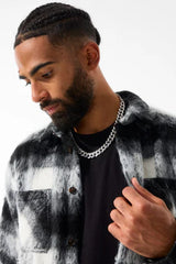 Jordan Craig See You In Paradise Flannel Shacket (Black)