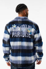 Jordan Craig See You In Paradise Flannel Shacket (Blue)