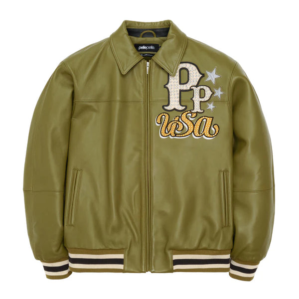 Pelle Pelle Men's Stars And Stripes Jacket