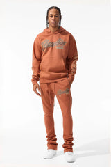 Jordan Craig Paradise Tour Hoodie and Stacked Pants Set - CARAMEL