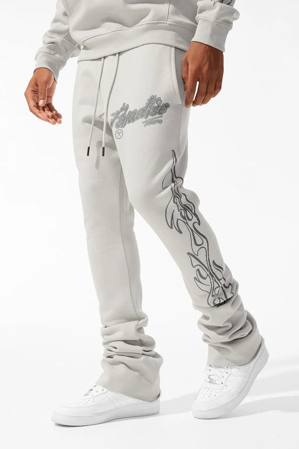 Jordan Craig Paradise Tour Hoodie and Stacked Pants Set - Grey