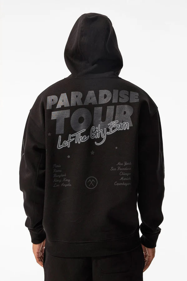 Jordan Craig Paradise Tour Hoodie and Stacked Pants Set - Black