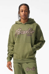 Jordan Craig Paradise Tour Hoodie and Stacked Pants Set - Green