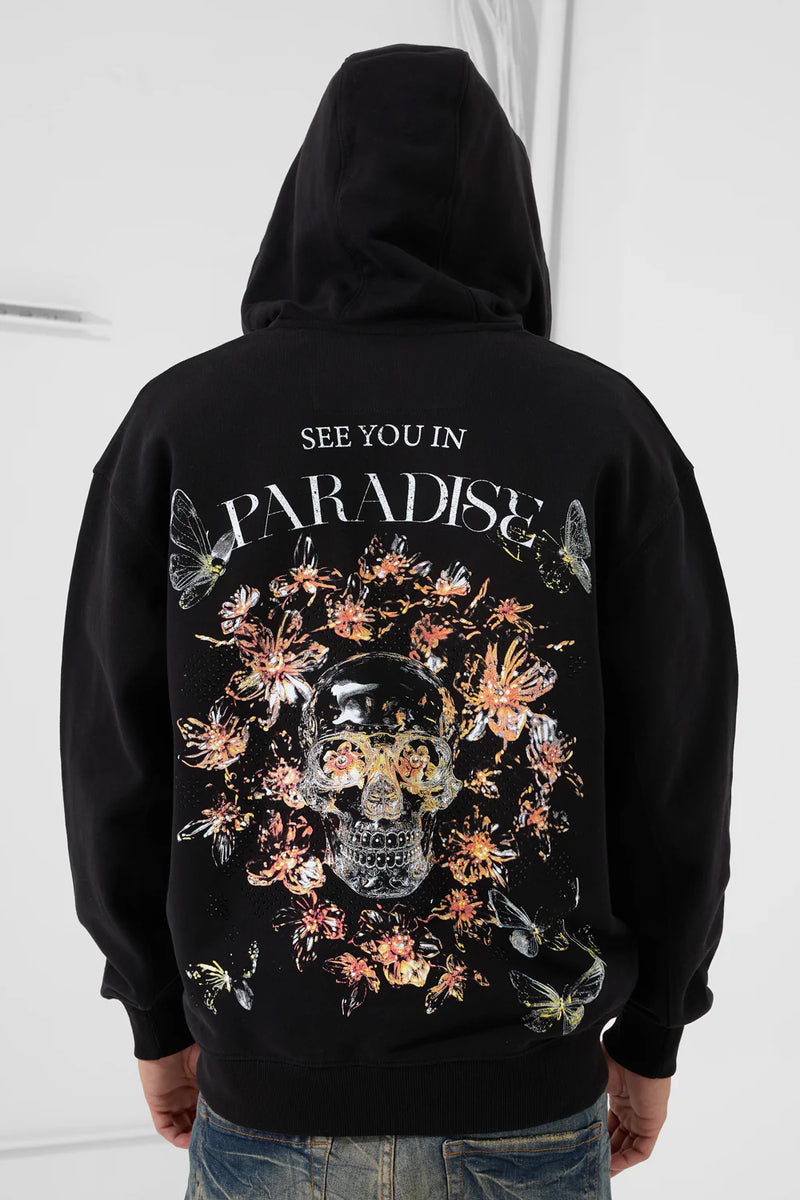 Jordan Craig Butterfly Effect Zip Up Hoodie (Black) (Copy)