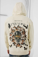 Jordan Craig Butterfly Effect Zip Up Hoodie (Cream)