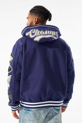 Jordan Craig State Champs Pullover Hoodie(Navy)