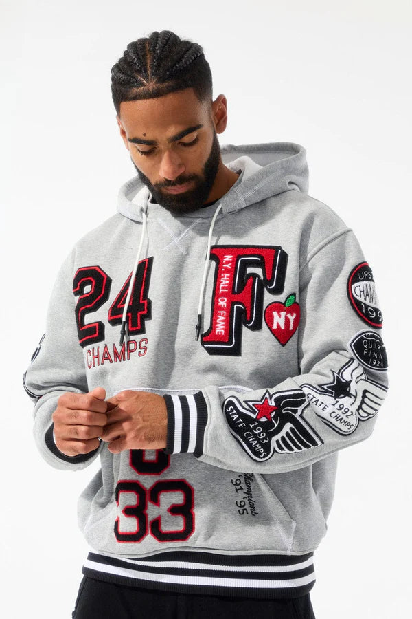 Jordan Craig Hall of Fame Pullover Hoodie (Ash Heather Jordan Craig Hall of Fame Pullover Hoodie (Ash Heather