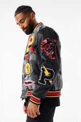 Jordan Craig Hellcat Varsity Jacket (Black Camo)