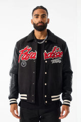 Jordan Craig Paradise Tour Varsity Jacket (Black)