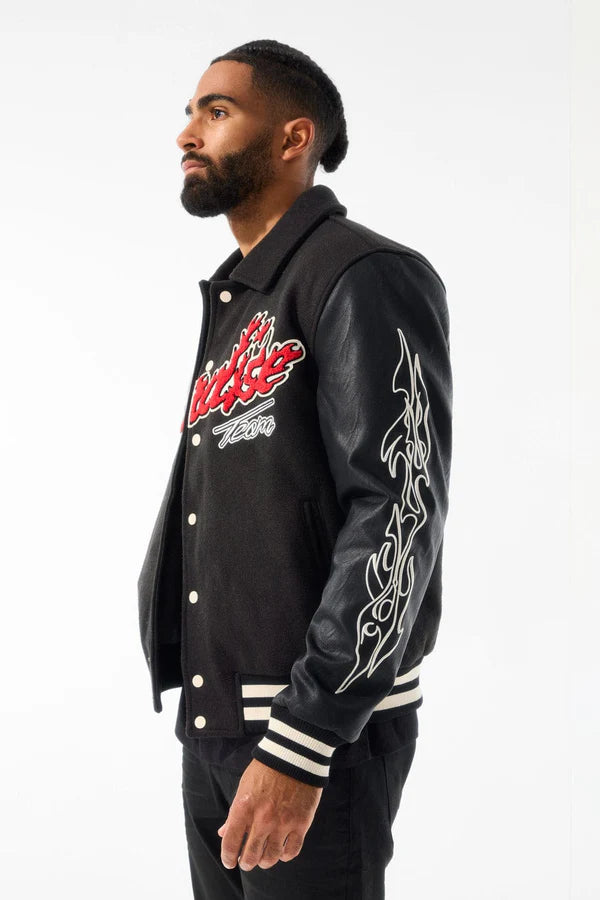 Jordan Craig Paradise Tour Varsity Jacket (Black)