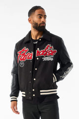 Jordan Craig Paradise Tour Varsity Jacket (Black)