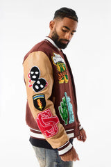 Jordan Craig Empire City Varsity Jacket (Ruby)