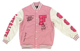 Rebel Minds Men's Angels Melton Jacket - Pink