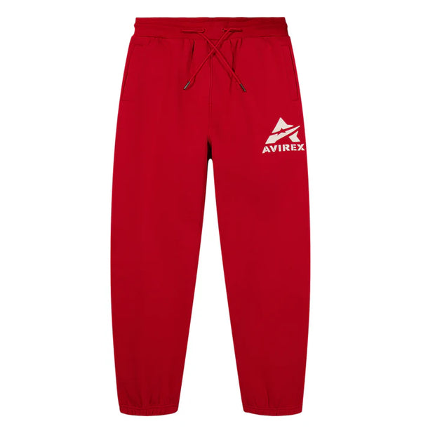 Avirex Men's Big "A" Sweat Suit - Red