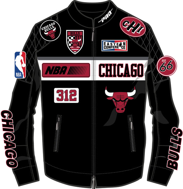 Men Pro Standard Biker Bulls Moto Jacket