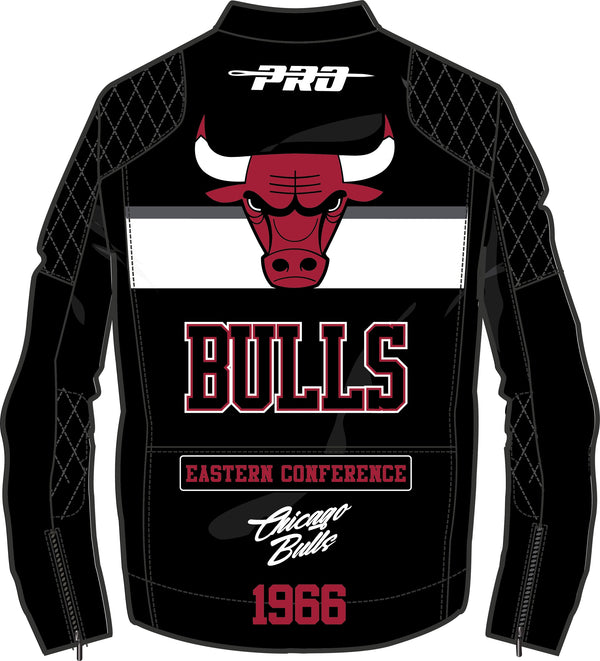 Men Pro Standard Biker Bulls Moto Jacket