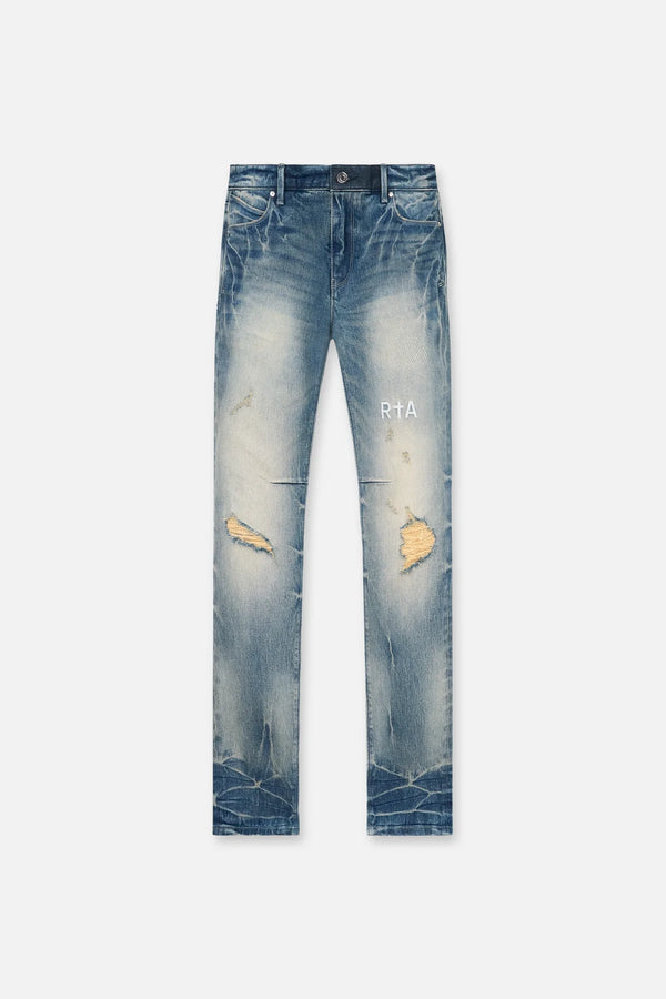 RTA CLAYTON SKINNY JEAN | WORN OUT BLUE