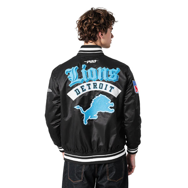 Pro Standard  NFL Detroit Lions Best Of Men's Rib Satin Jacket