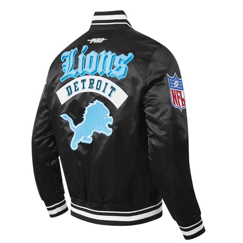 Pro Standard  NFL Detroit Lions Best Of Men's Rib Satin Jacket