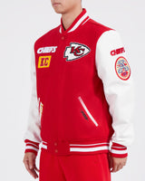 Pro Standard Kansas City Chiefs Retro Classic Varsity Full-Zip Jacket