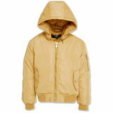 Kids Jordan Craig Squadron Hooded Bomber Jacket - Wheat