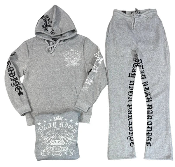 Rebel Minds - Stay High Fleece Set - H.Grey