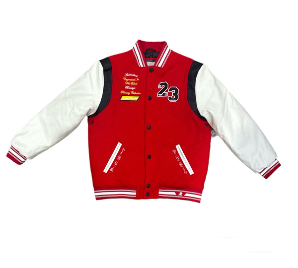Men Awandland Varsity Jacket - Red