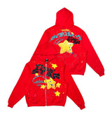 Genuine Star Men's Hoodie - Red