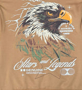 Genuine Stars and Legends men's Crew Neck - Tan