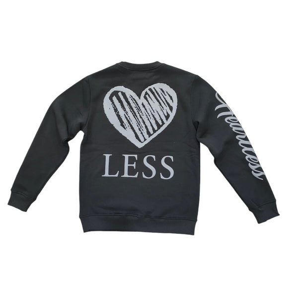 Rebel Mind men's Heartless Crew Neck - Black