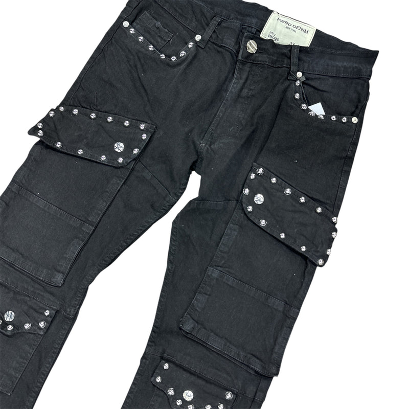 Men Forward Denim Decked Out Jeans - Black