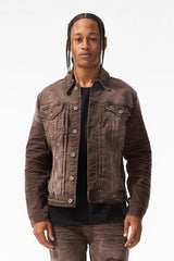 Jordan Craig Meadowlands Denim Trucker Jacket (Earth Tones)