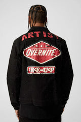 Jordan Craig - Local Dealer Trucker Jacket W Rhinestones - Jet Black Jordan Craig