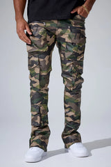 Ross Stacked - Trillest Cargo Pants (Vintage Camo)