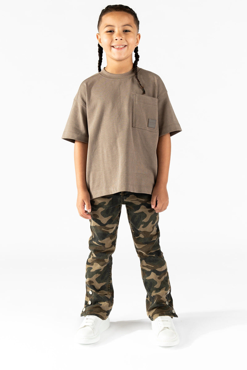Serenede Kids Element Camo Stacked Jeans