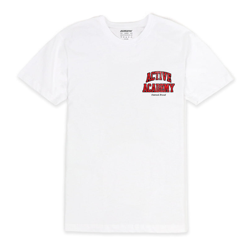 Outrank Men's Active Academy T-Shirt - White
