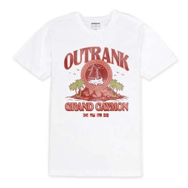 Outrank Men's Grand Cayman T-Shirt - White