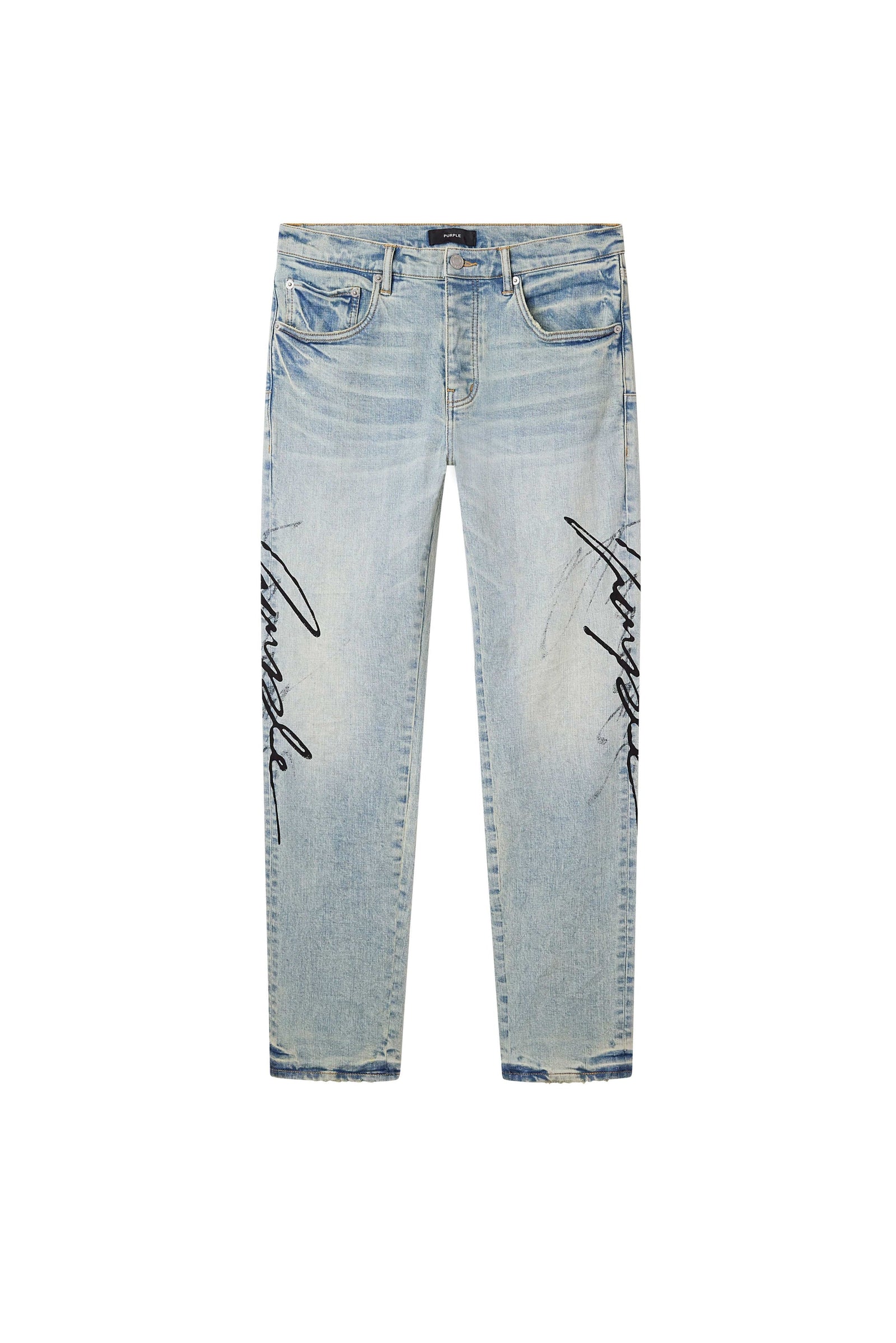 最終値下げ　purple brand p001 ホワイト drip 早い者勝ち Purple Brand P001 Double Script – Action Wear