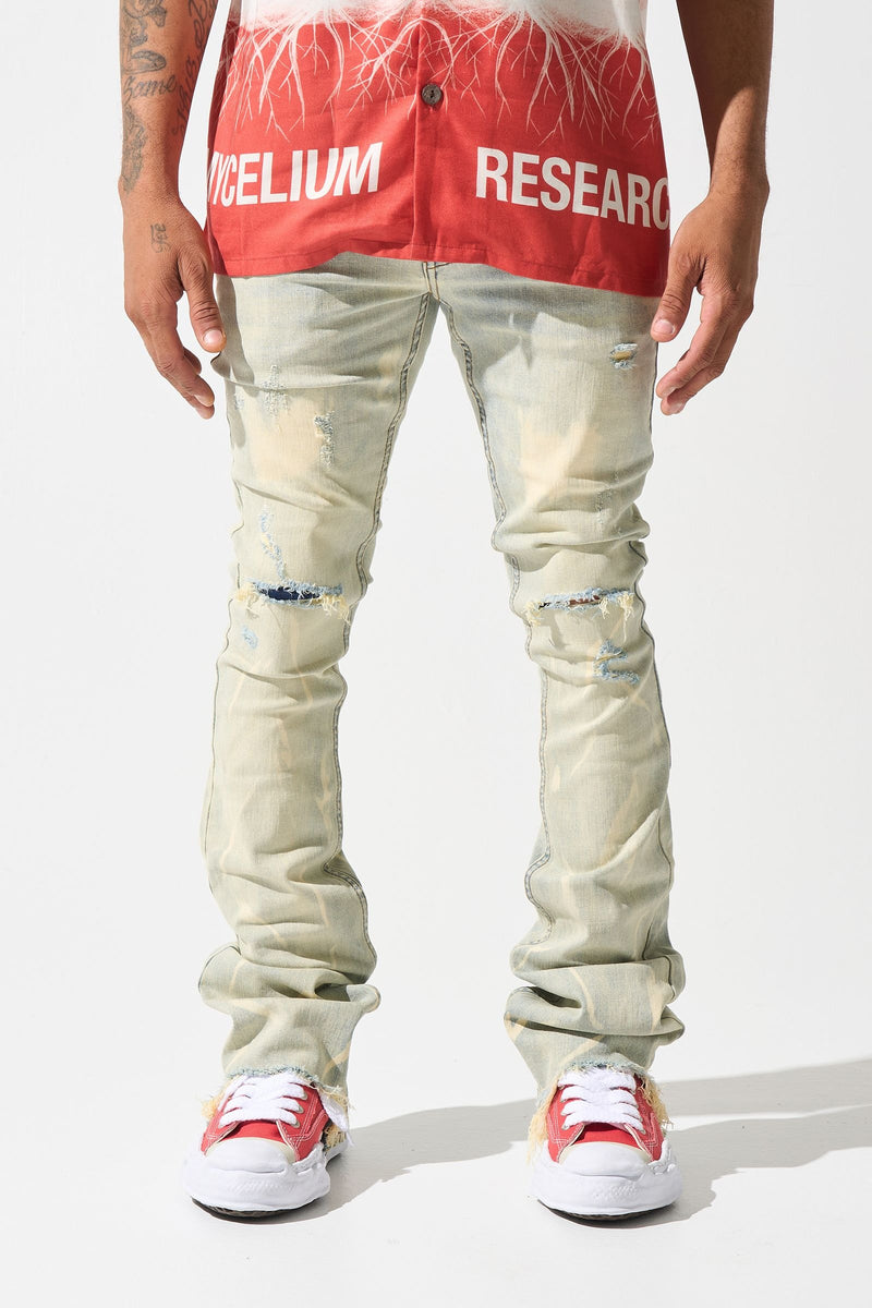 Men's Serenede Sulifer Stacked Jeans